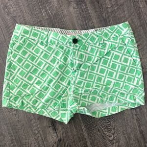 Lime green Key West style shorts